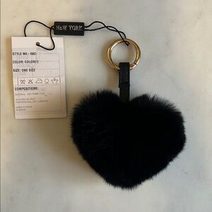 Black Heart Key & Card Holder
